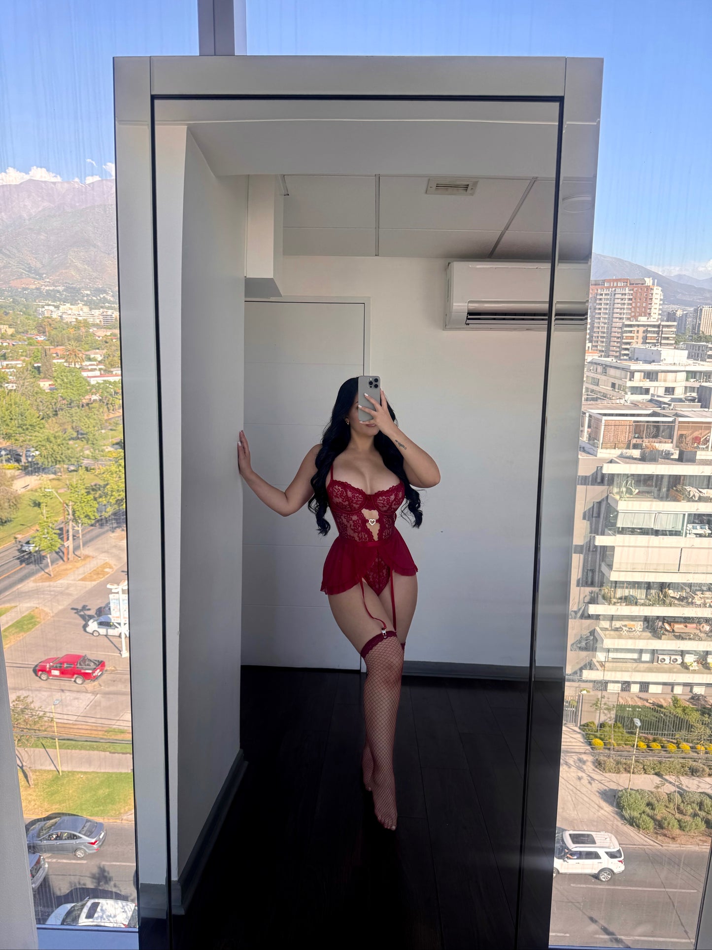 Body lencería con falda Bello