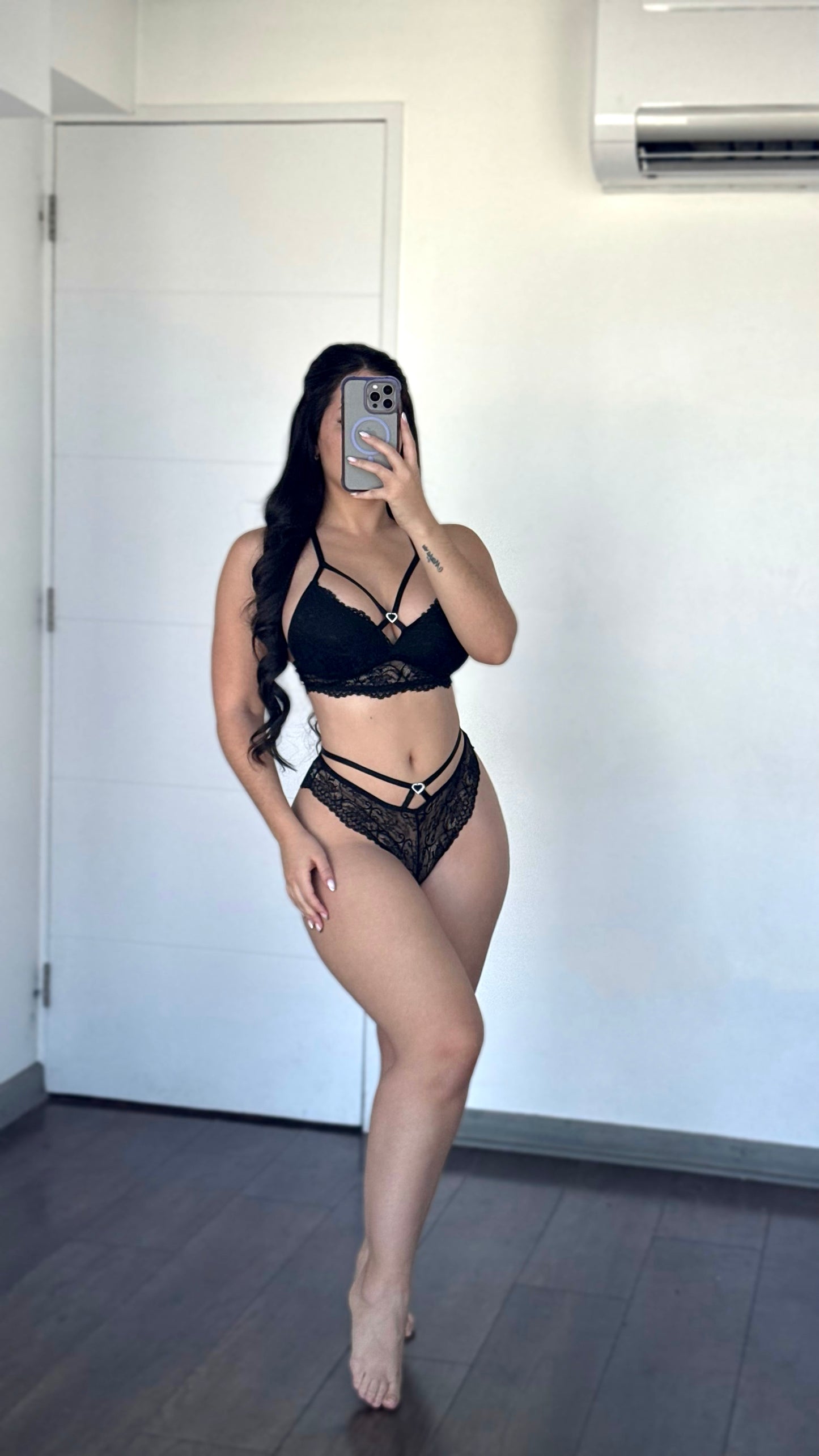 Conjunto lenceria encaje Orleans