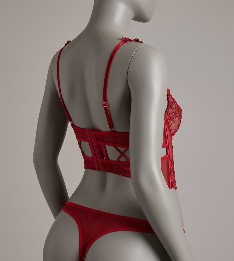 Conjunto lenceria transparencia Birmingham